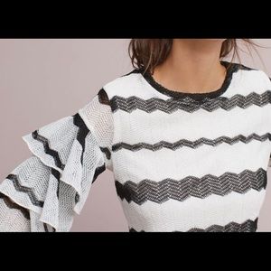 Eva Franco Ruffle Sleeve Top